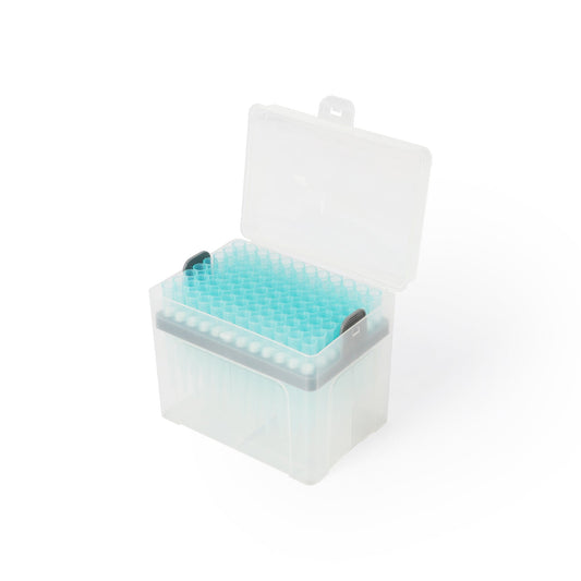 1250μL Blue Sterile Pipette Tips | Racked 96pcs - SPTS1250-R