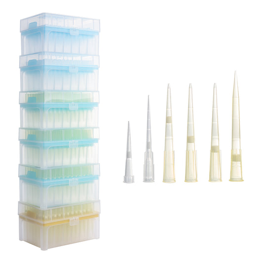 Racked, Low Retention, Non-Filter Pipette Tips for .1ul - 1250uL Pipettes