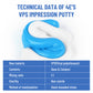 4E's USA Dental Impression Putty Fast Set | 800g VPS Putty (400g Base & 400g Catalyst) | 510K Approved | Super Hydrophilic,High-Acuuracy & High-Stability, Ideal for Tooth & Gum Details Reproducing
