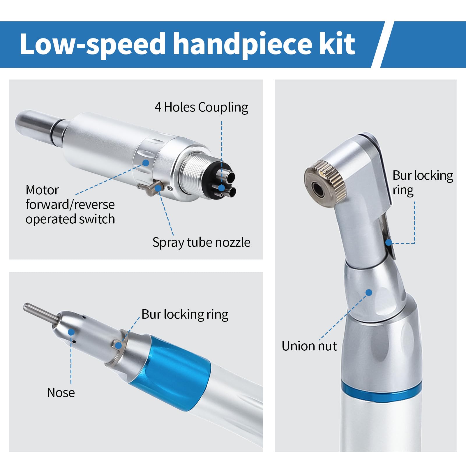 Low-Speed Dental Handpiece Kit 510(K) Approved