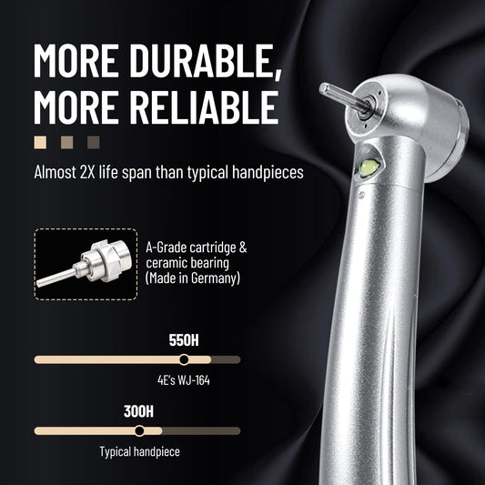 High Speed Handpiece 510(K) Approved, Perfect for Drilling, Grinding & Repairing.
