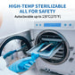 5-Degree Surgical Handpiece 510(K) Approved: Highspeed Surgical Handpiece with LED Generator, Push Button & 4-Hole Coupling, Fully Autoclavable