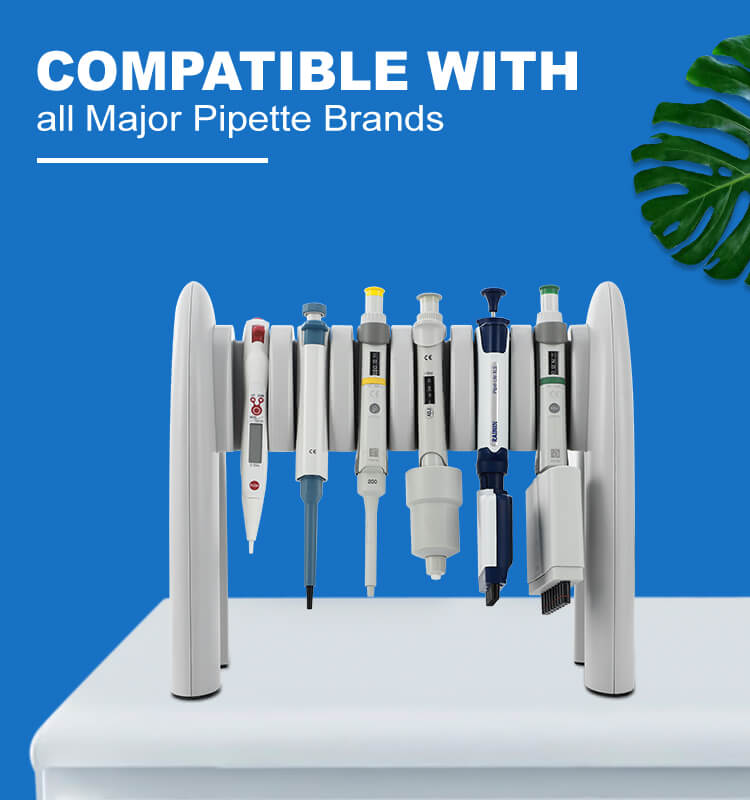 Pipette Stand | 6-slot Rack LH030 - Four E's USA (A Four E's Scientific Company)