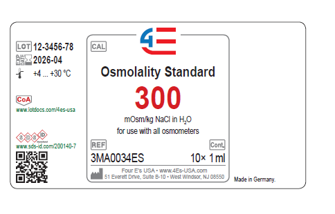 Osmometer Calibration Standard